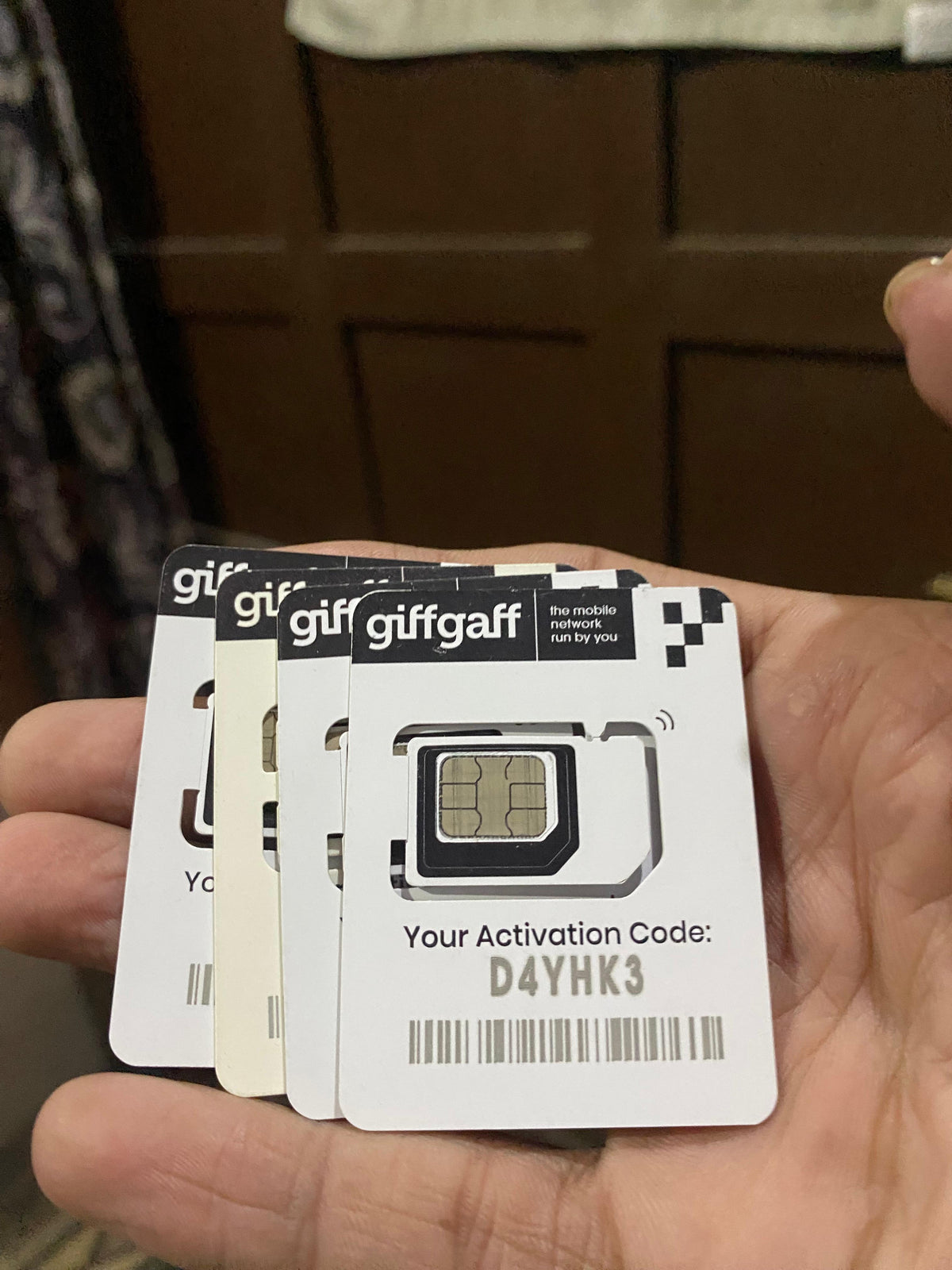 UK giffgaff SIM (Physical)