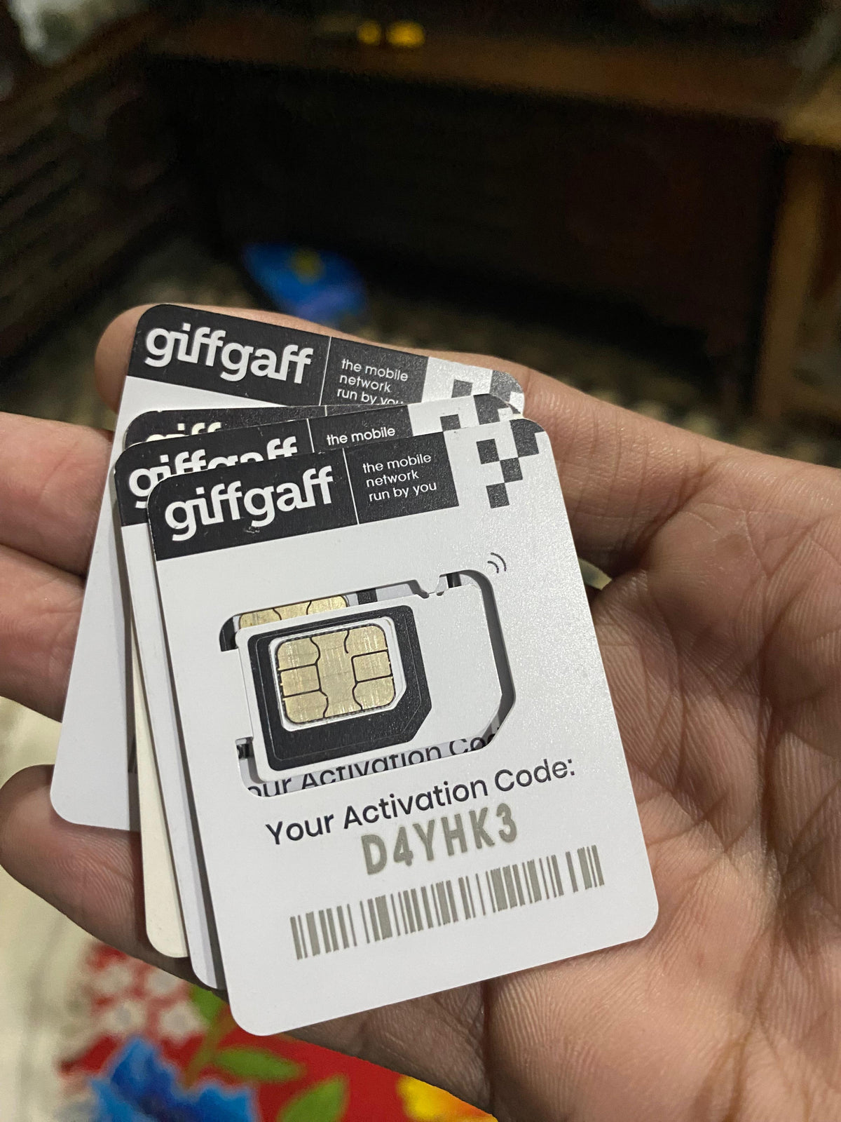 UK giffgaff SIM (Physical)